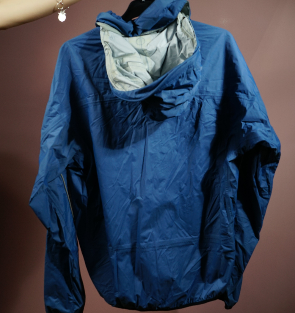 mountain equipment blue windbreaker