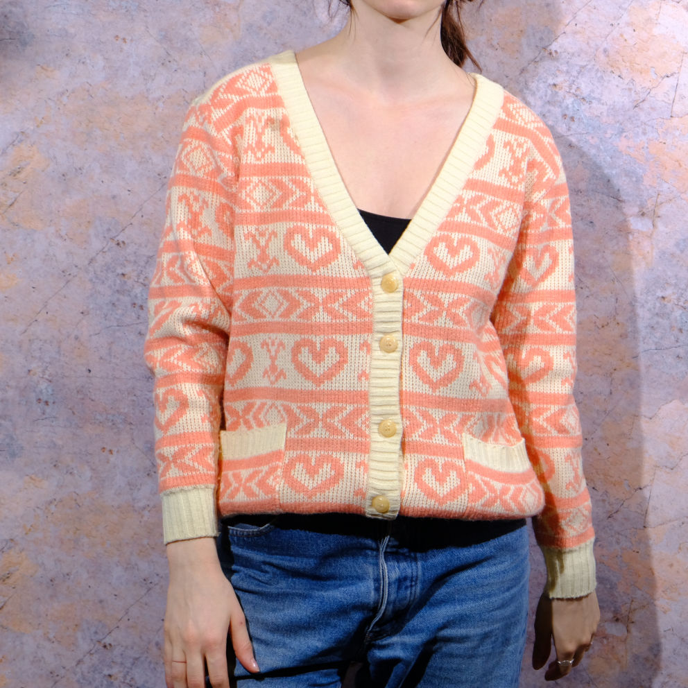 third door on the left patterned pullover