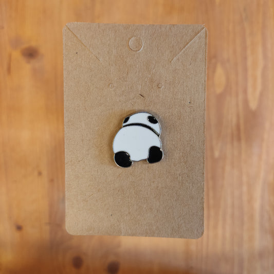 walking away panda pin