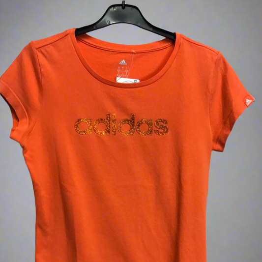 y2k orange adidas t-shirt