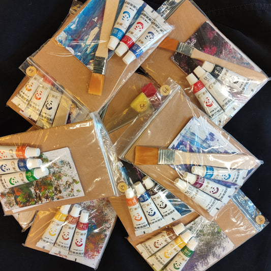 "what colour are your feelings today?" painting kit