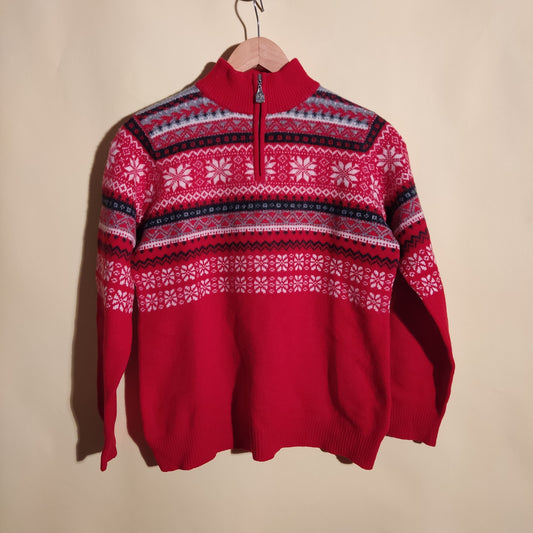 everybody loves gifts (i think) red pullover