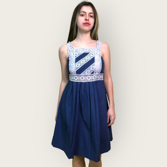 iced americano denim dress