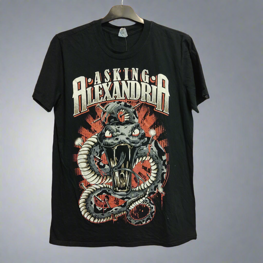 asking alexandria black t-shirt