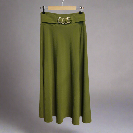 very demure very mindful green skirt