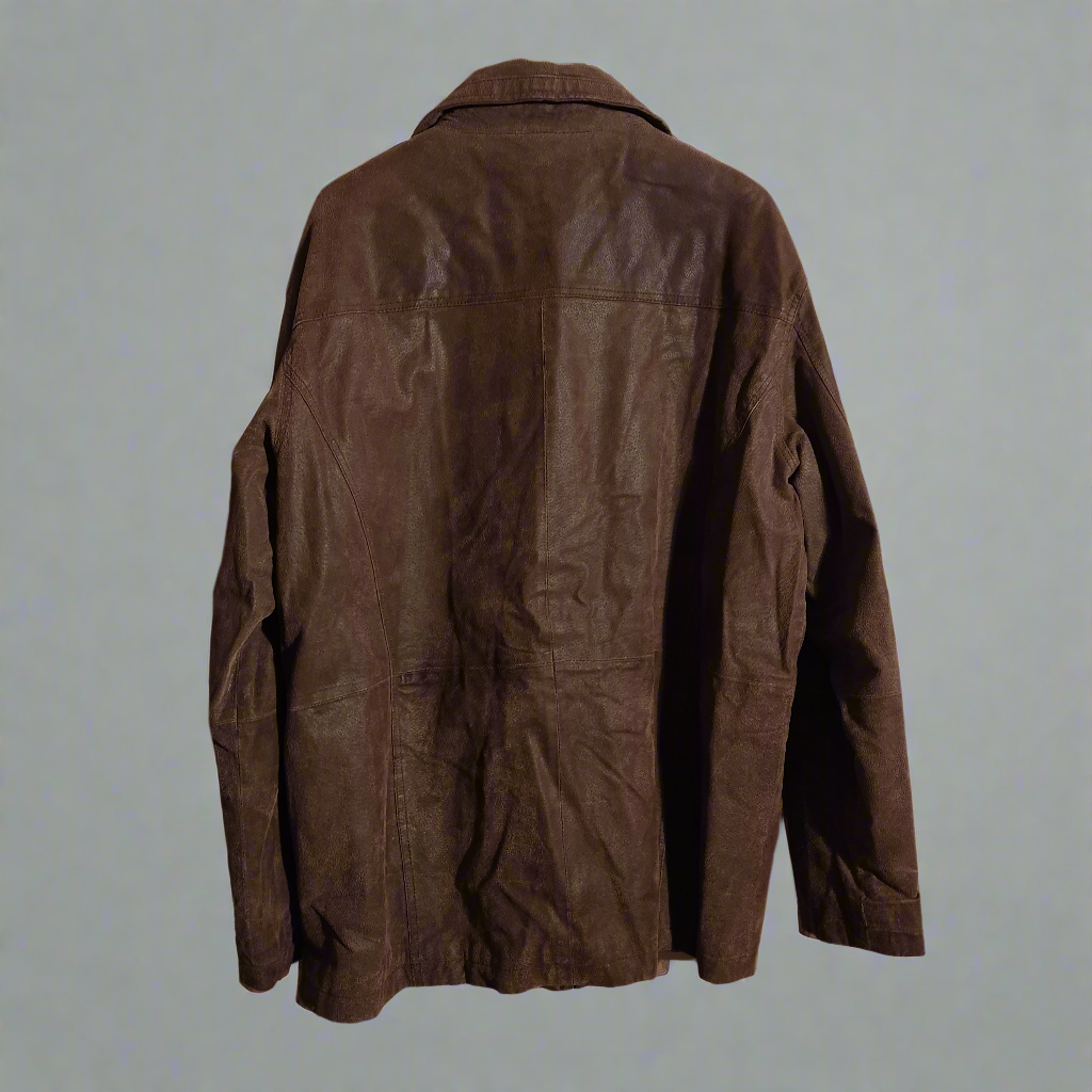 g.o.a.t or goat brown leather jacket