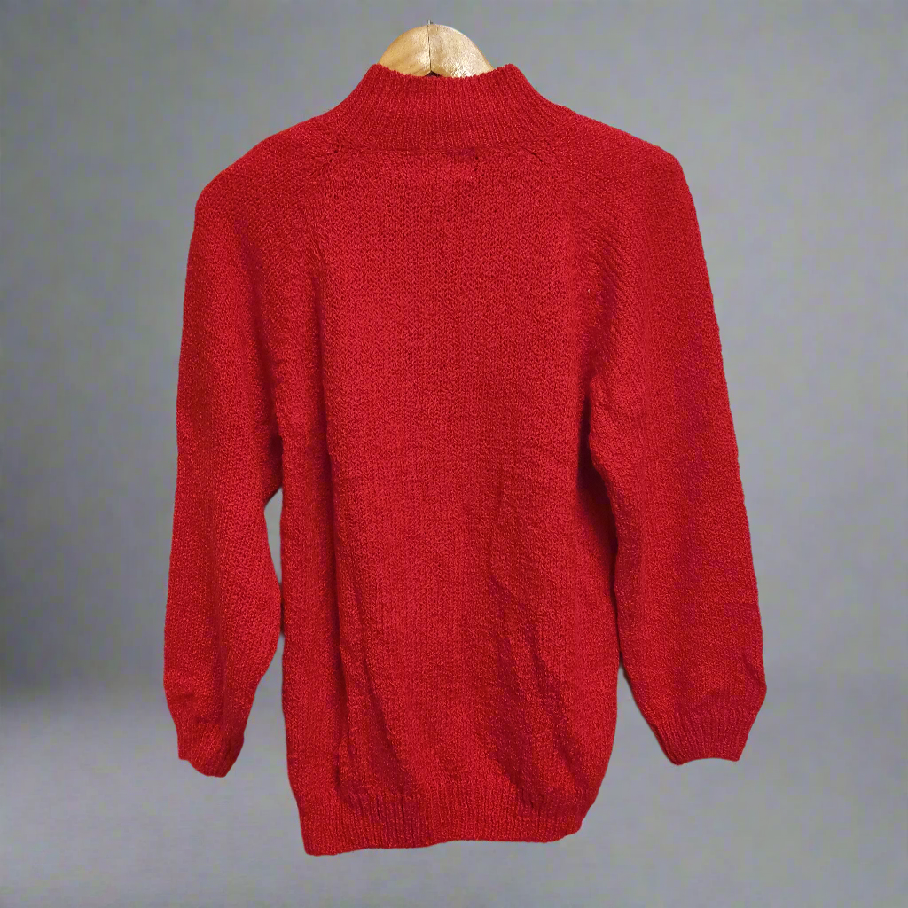 ariel's voice red pullover