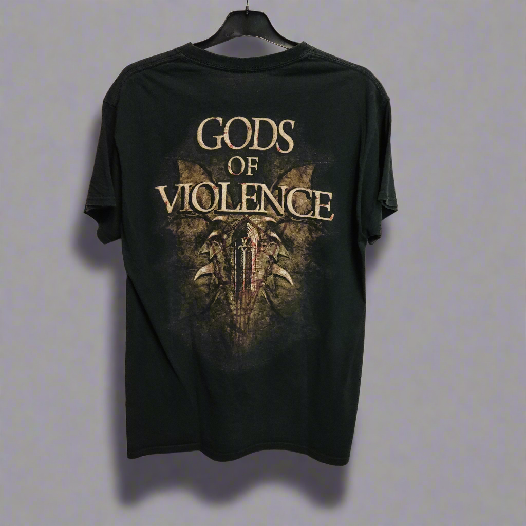 gods of violence black t-shirt