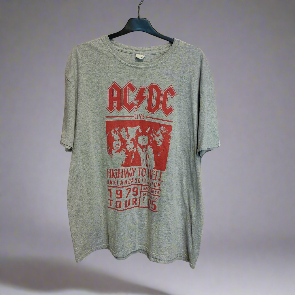 acdc gray t-shirt