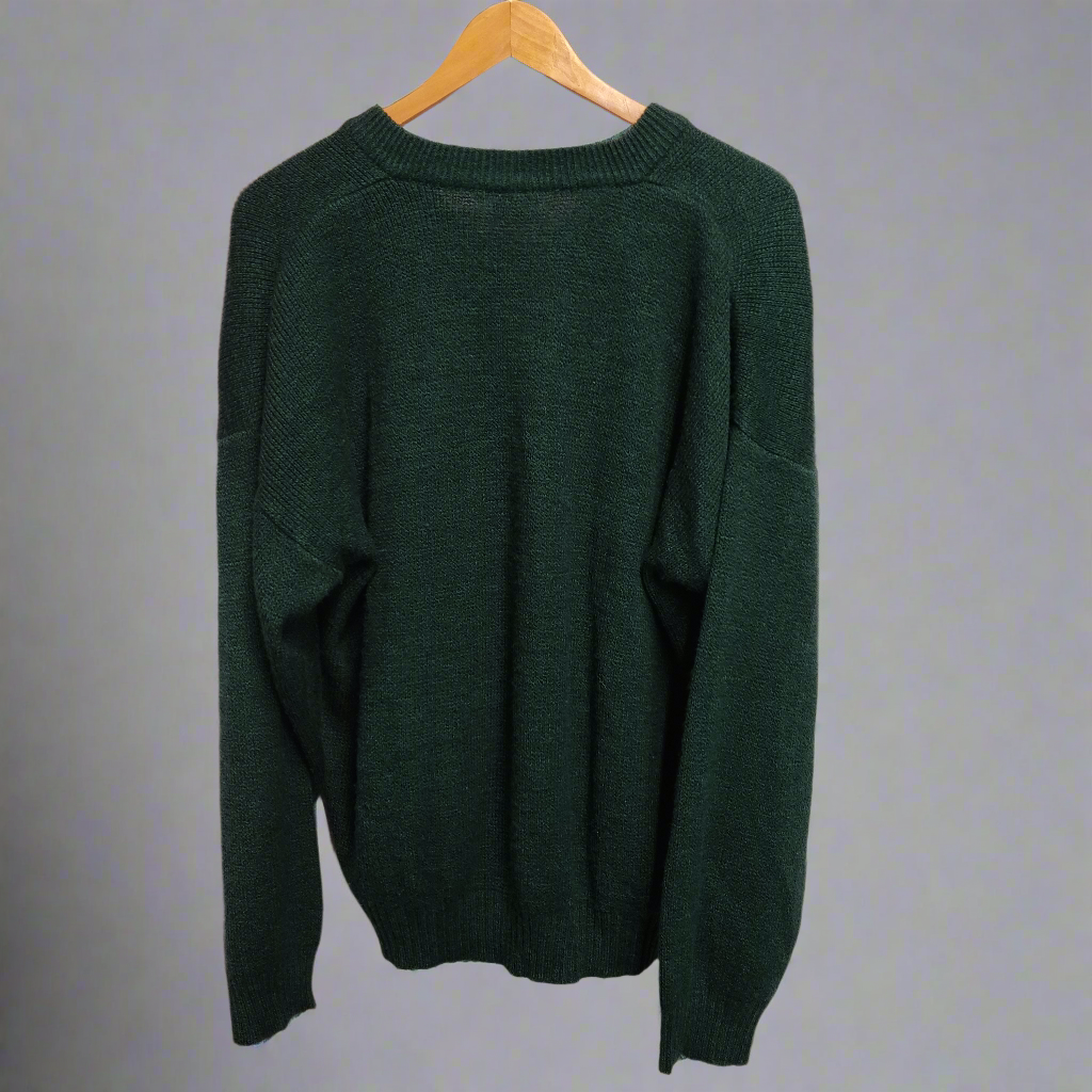 gaesori bullshit green patterned pullover