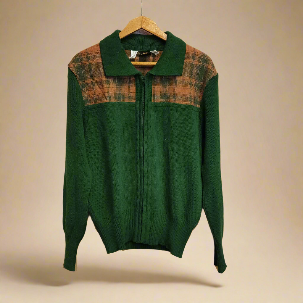 pine tree green pullover jacket