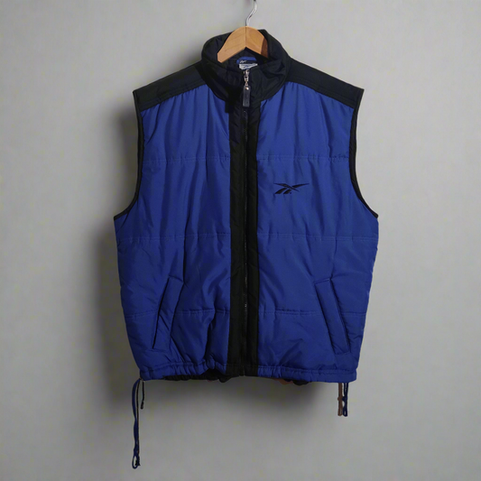 Reebok black and blue vest