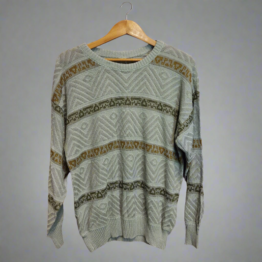 cloudy sky grey pullover