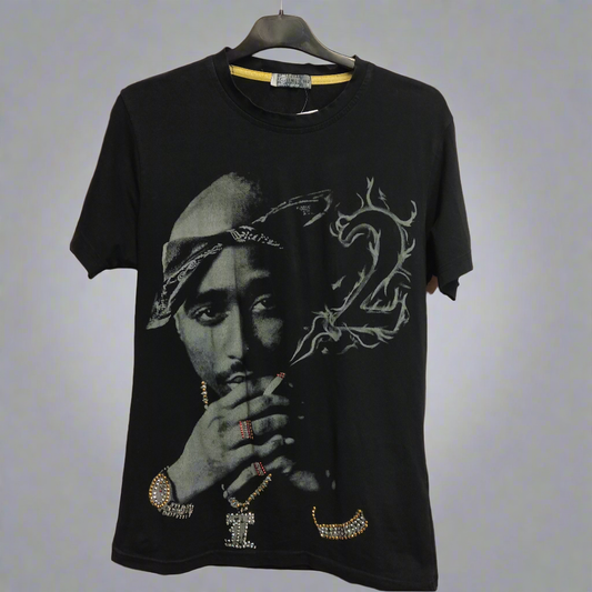 2pac black t-shirt