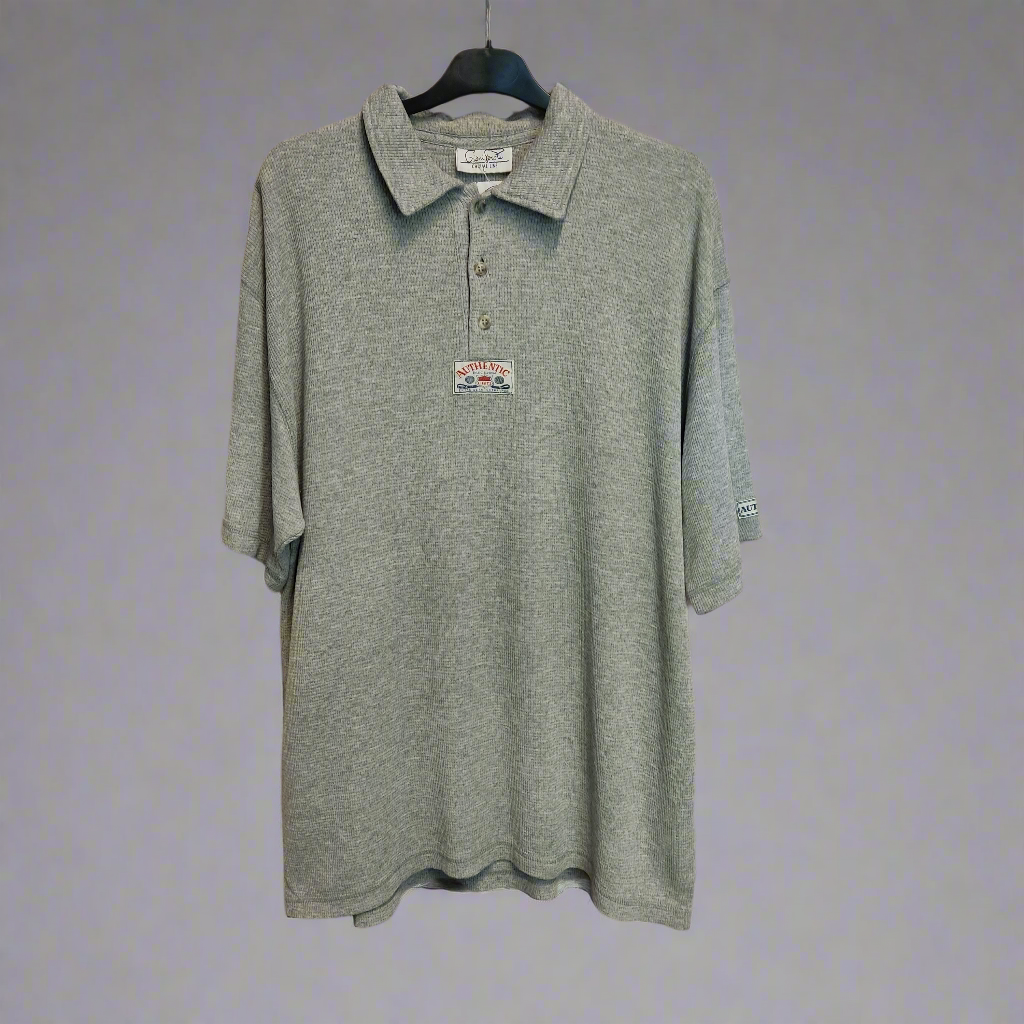 casual wednesday gray polo shirt