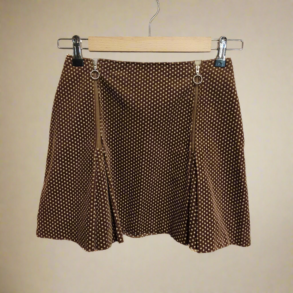 slow whispering asmr brown miniskirt