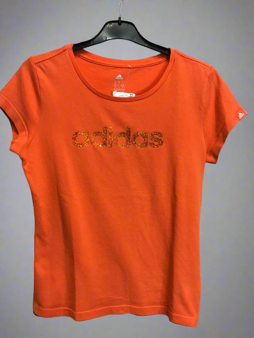 y2k orange adidas t-shirt