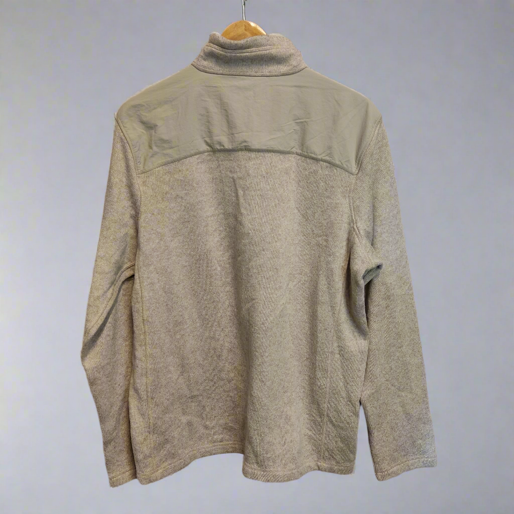 eddie Bauer beige pullover