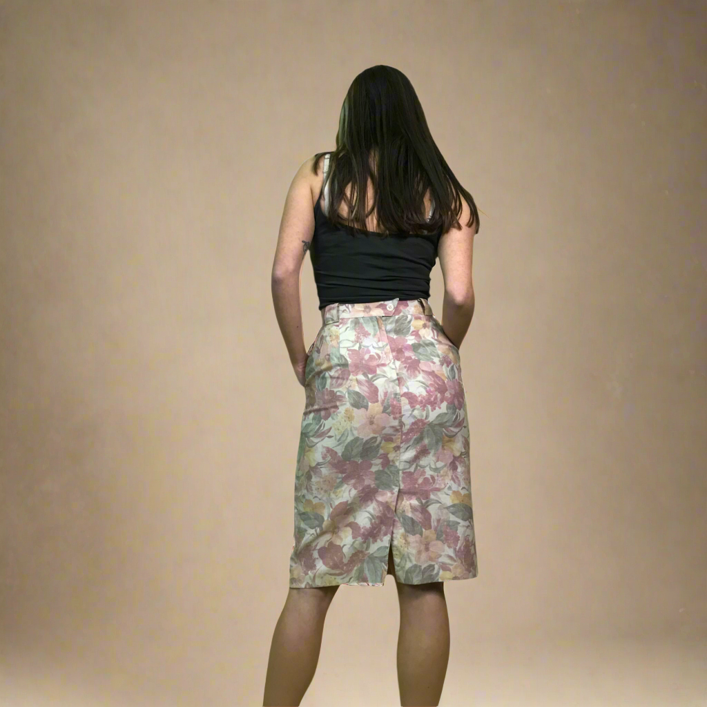 casual monday floral skirt