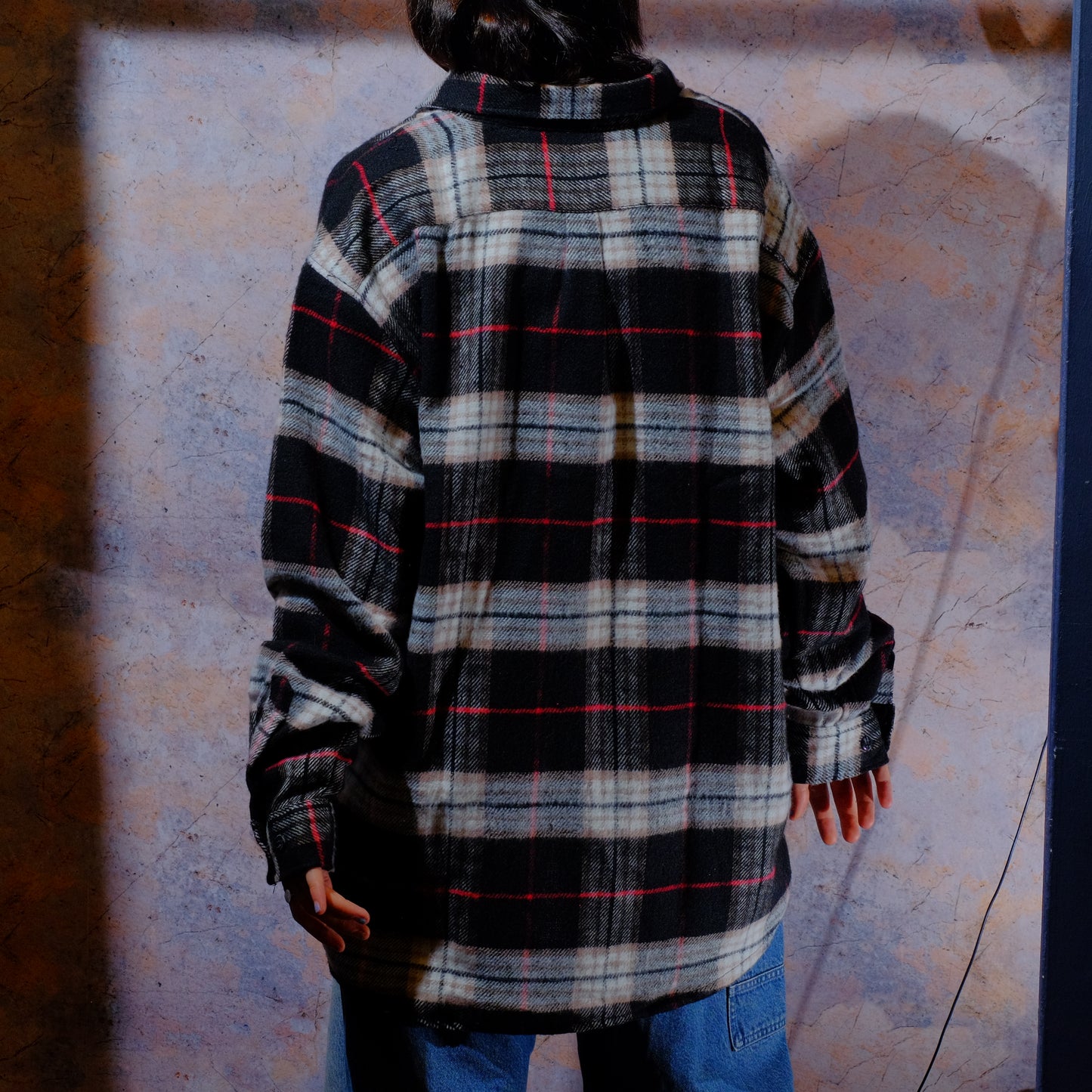 your average woodchopper black flannel