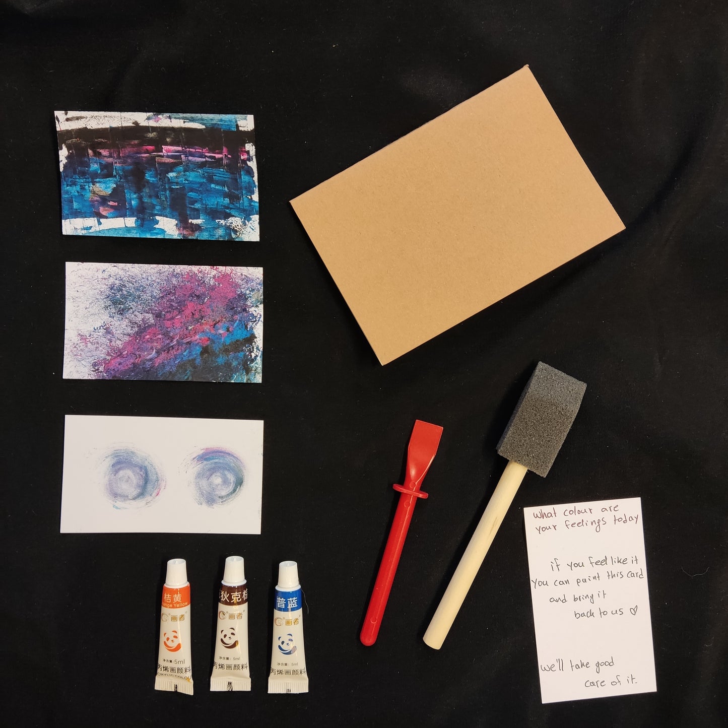 "what colour are your feelings today?" painting kit