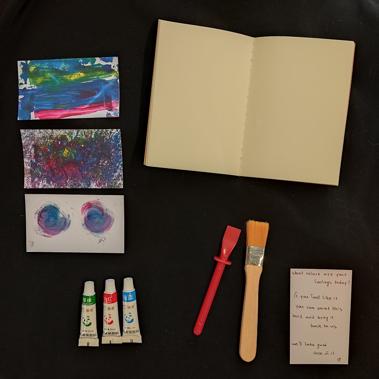 "what colour are your feelings today?" painting kit