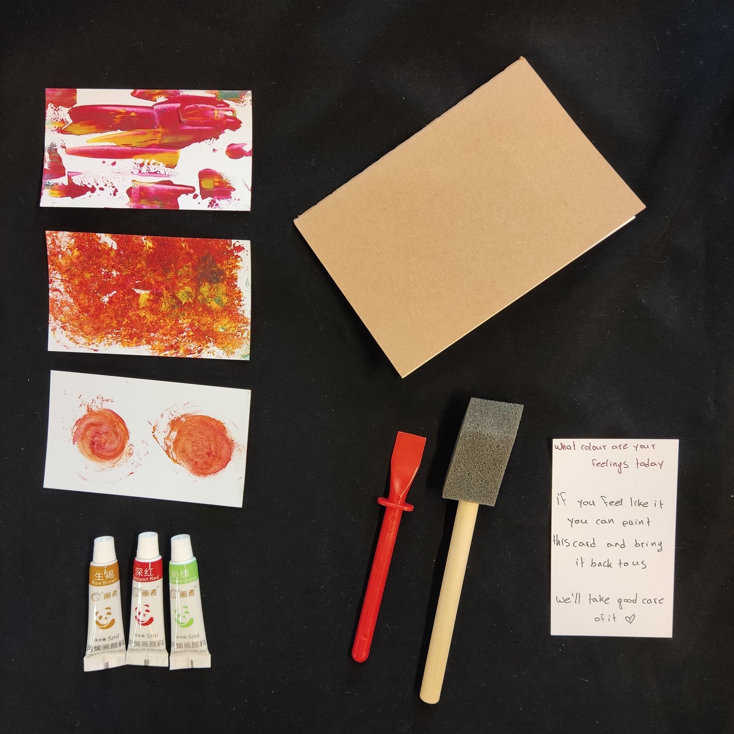 "what colour are your feelings today?" painting kit