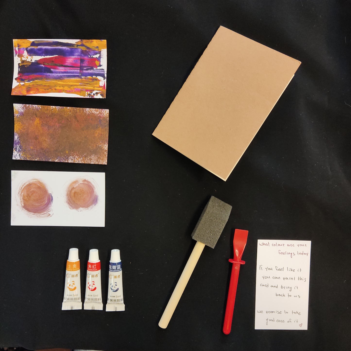 "what colour are your feelings today?" painting kit