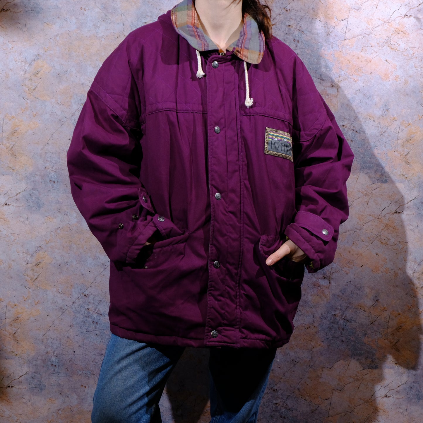 have you watched arcane yet? lilac warm jacket