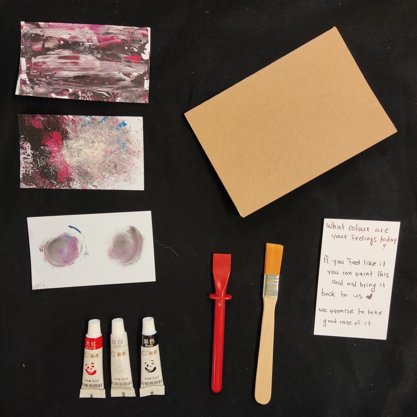 "what colour are your feelings today?" painting kit