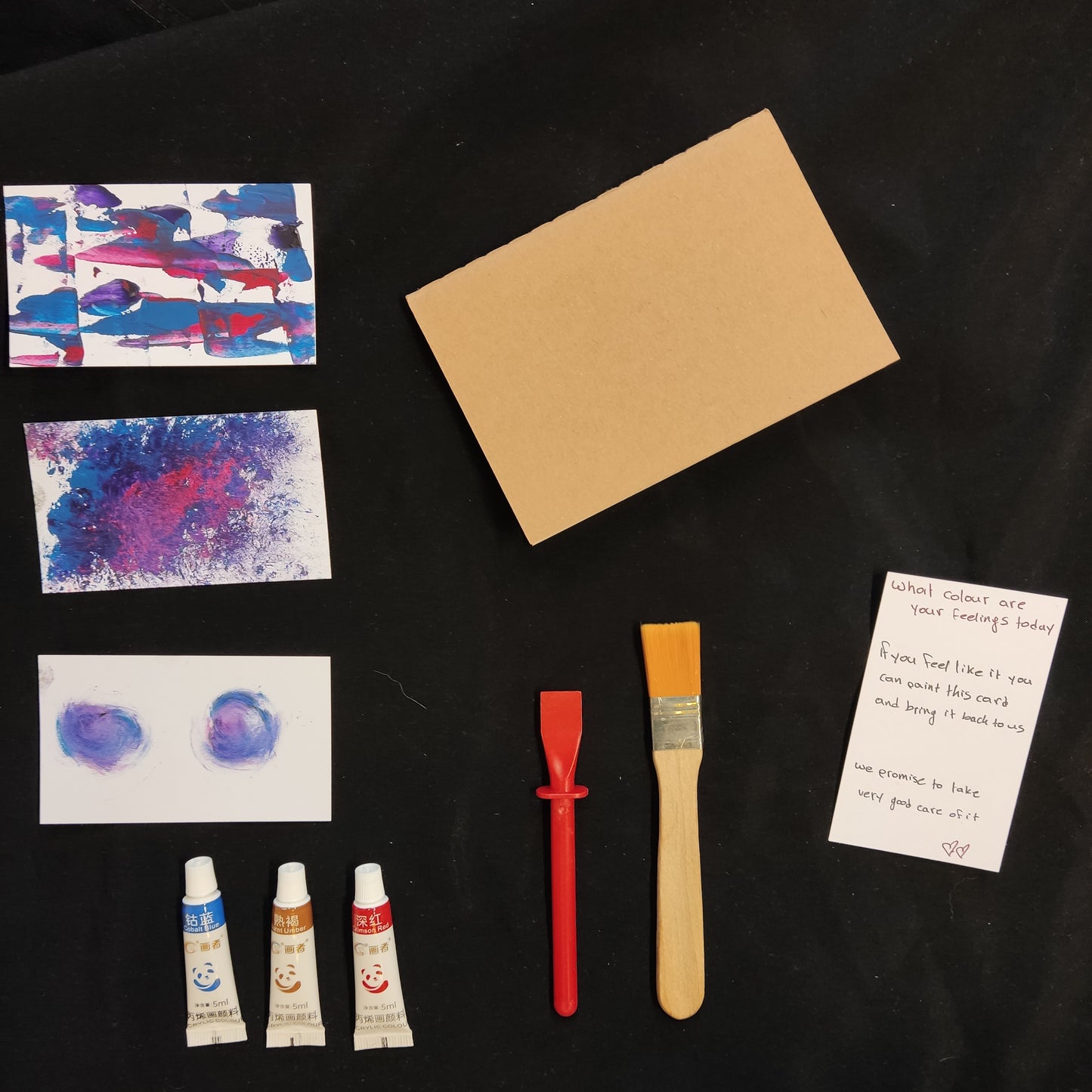 "what colour are your feelings today?" painting kit