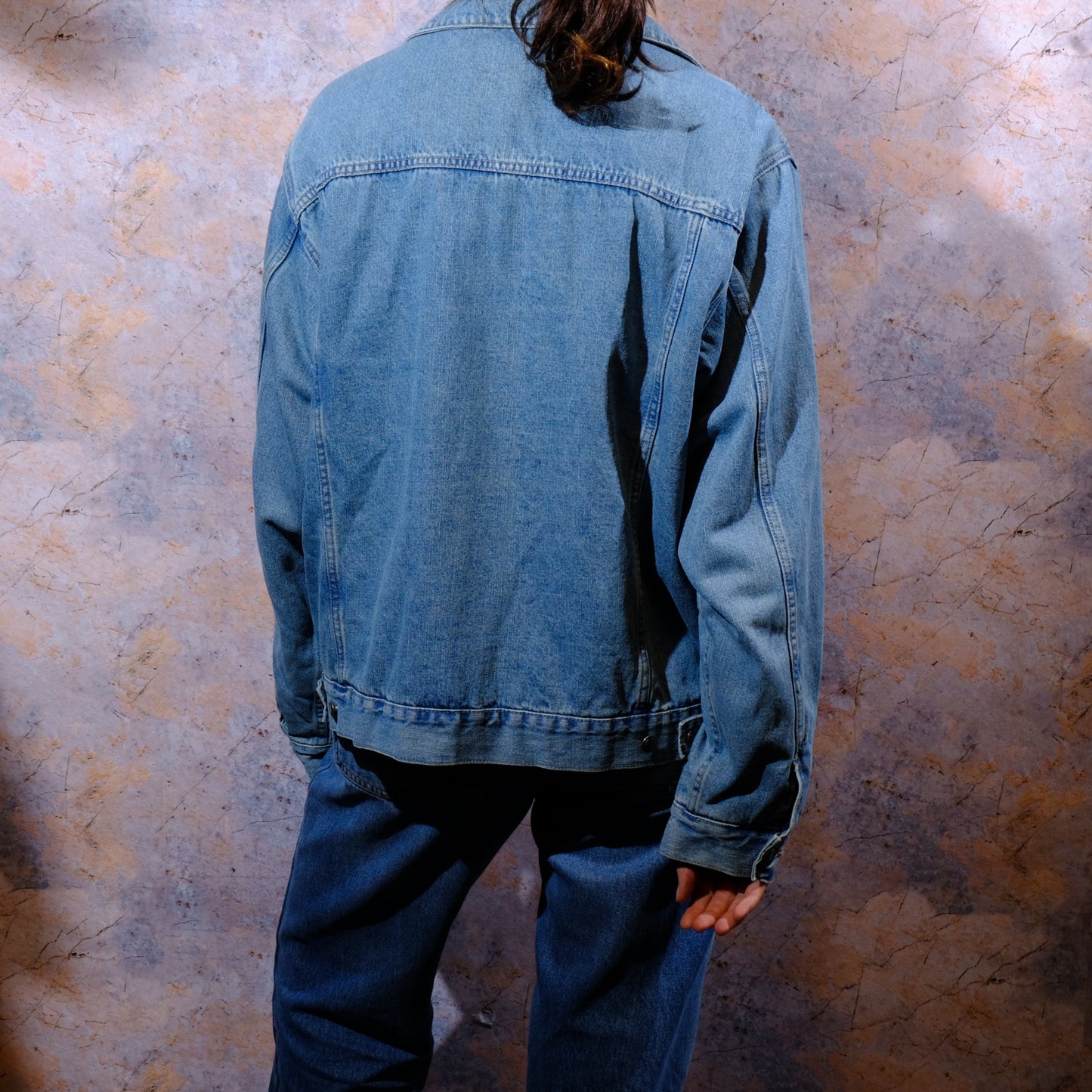 hot like rising sun denim jacket