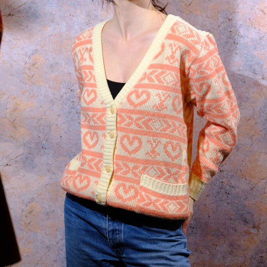 third door on the left patterned pullover