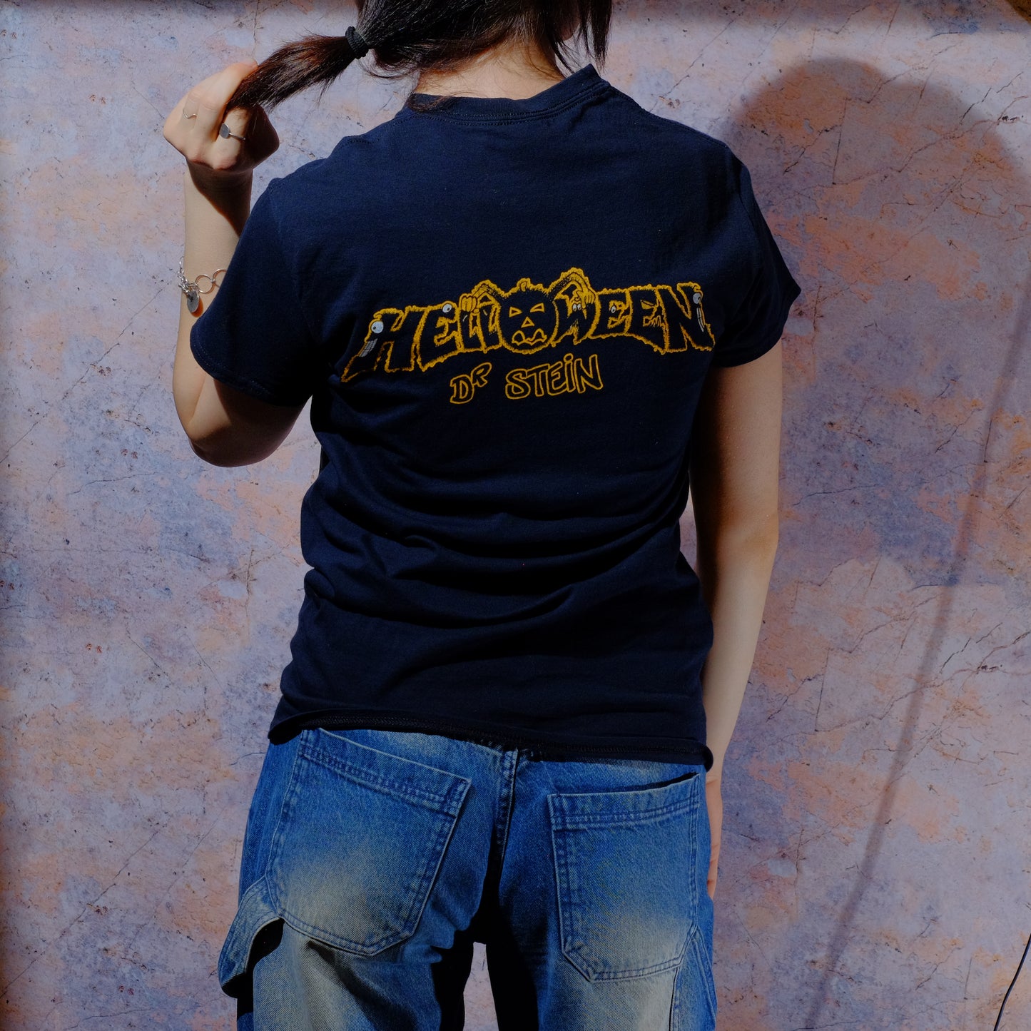 helloween dr stein black t-shirt